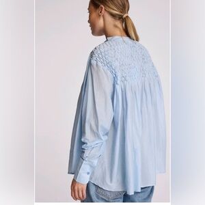 Sundays Alfie Shirt Sky Blue XS NWOT